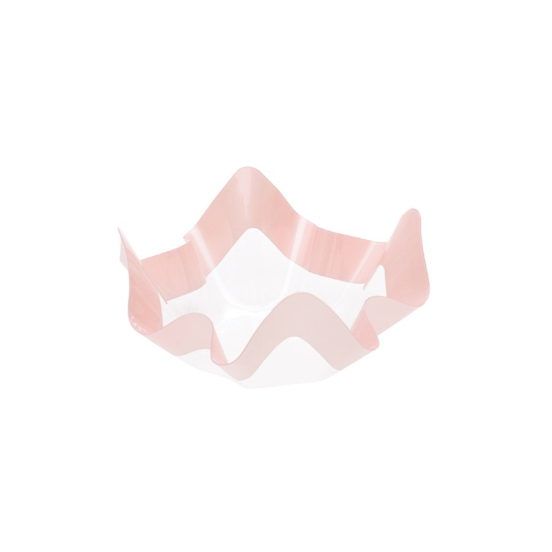 Contenitore in PET ROSA - Ciotola COPPA in plastica - per confetti, marshmallow