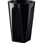 8 Bicchieri NERO in Plastica rigida - addobbo decoro tavola