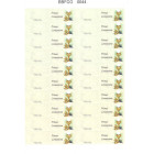 1 FOGLIO BIGLIETTI BOMBONIERA PRIMA COMUNIONE