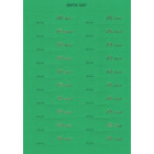 1 FOGLIO BIGLIETTI CONFETTATA 18 ANNI