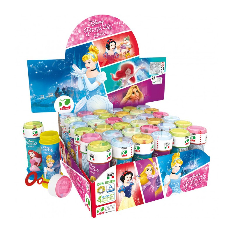 1 tubetto con liquido per Bolle di Sapone PRINCIPESSE assortito casuale - 60ml