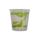 10 BICCHIERI CALLE in plastica - SPECIAL DAY - addobbo decoro tavola