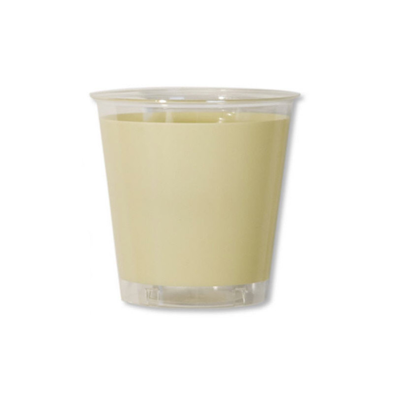 10 Bicchieri Kristall PANNA in plastica - addobbo decoro tavola