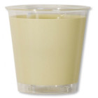 10 Bicchieri Kristall PANNA in plastica - addobbo decoro tavola