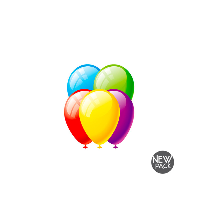 16 pallone PALLONCINI in LATTICE COLORATI - colori assortiti - MEDIUM