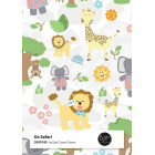 2 Fogli Carta da REGALO confezionamento - Instawrap "On Safari" - 50x70cm