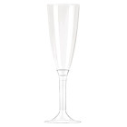20 Calici Flutes da Spumante monouso - flute rigido in plastica trasparente
