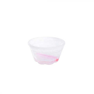 20 Coppe gelato Luminose ROSSE - Ciotole tonde in plastica per alimenti