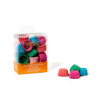 200 mini pirottini in carta forno - Arancio, Verde, Rosa, Giallo - ø2,7 x h1,7cm