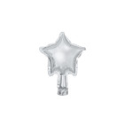 25 palloncini a forma di STELLA ARGENTO 12cm in foil Mylar gonfiabile ad aria