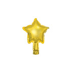 25 palloncini a forma di STELLA ORO 12cm - in foil Mylar - gonfiabile ad aria