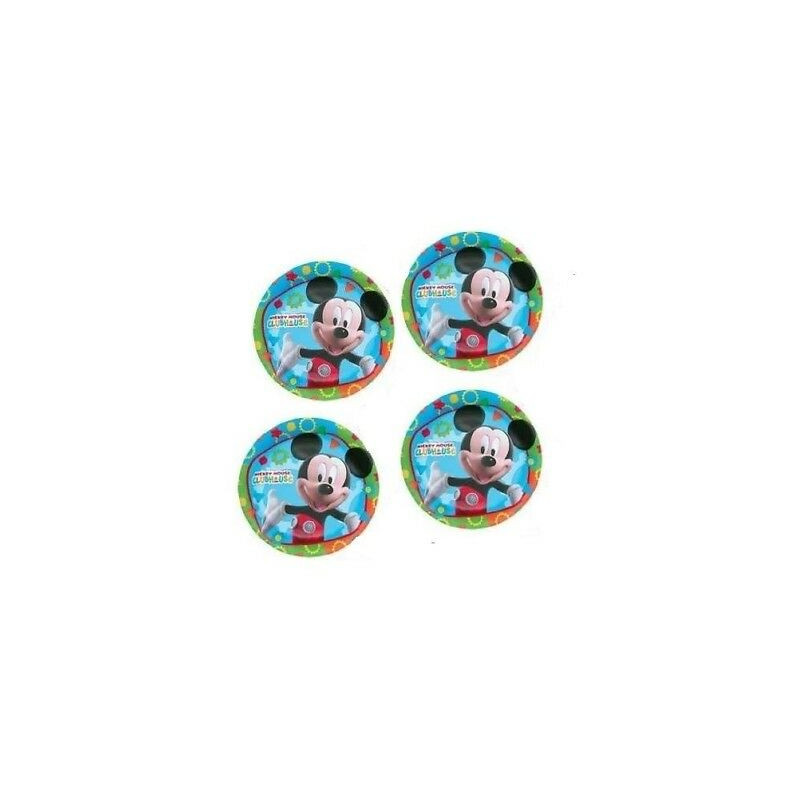 8 Piatti dessert Topolino Mickey Mouse Disney Principess Ø18cm - festa per bambini
