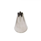 Beccuccio Cornetto grande STELLA n. Ø6mm - in acciaio inox -  per Sac À Poche