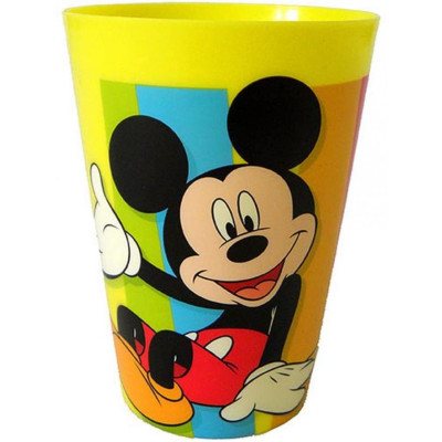 Bicchiere Topolino Mickey Mouse - in plastica rigida pasto bevande Bambini