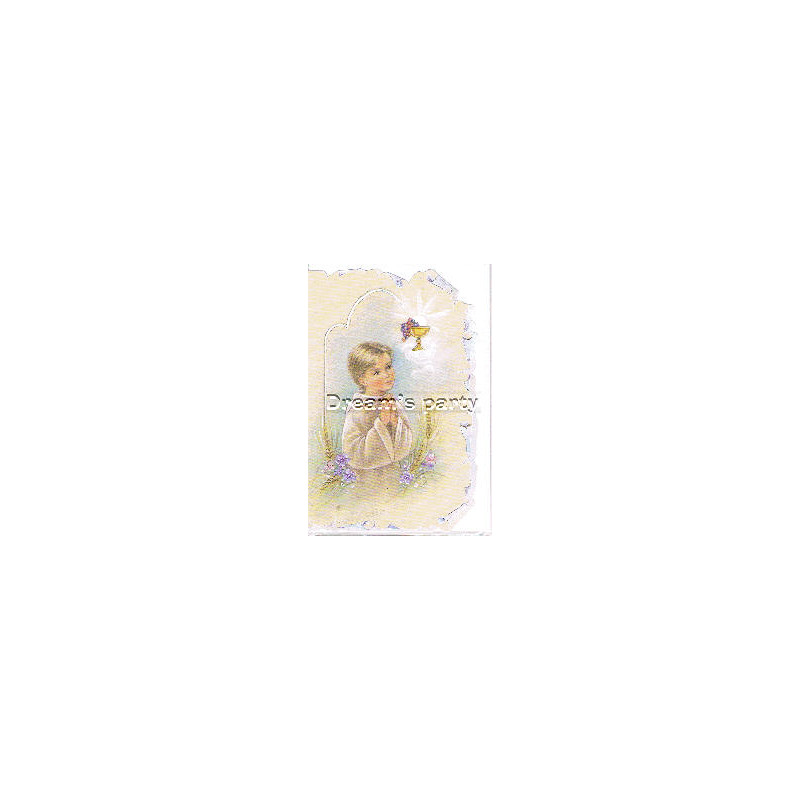 HOWAF Set Di 12 Biglietti Di Auguri Per Comunione Con Buste - Design Religiosi, Multicolore, 115x170 Mm