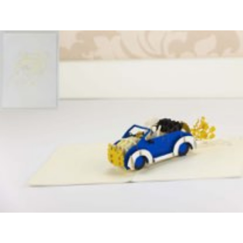 Biglietto d'auguri Origamo Matrimonio 3D - VIVA GLI SPOSI