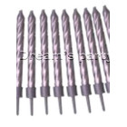 CANDELINE ARGENTO PZ 12 CM10