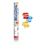 Cannone SPARACORIANDOLI 18 ANNI METAL - Tubo lancia coriandoli 30cm