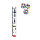 Cannone SPARACORIANDOLI Tanti Auguri - Compleanno - Tubo lancia coriandoli 30cm