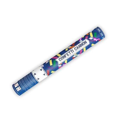 Cannone Tubo SPARACORIANDOLI multicolor e STELLE FILANTI