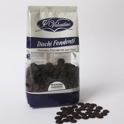 Cioccolato FONDENTE per Dolci Dischi Fondenti da sciogliere 400g