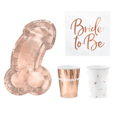 Coordinato tavola ADDIO AL NUBILATO feste bambini piatti bicchieri tovaglioli