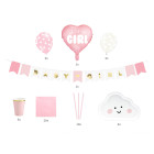 Coordinato tavola Festa Nascita Bambina ROSA Baby Shower palloncini ecc.