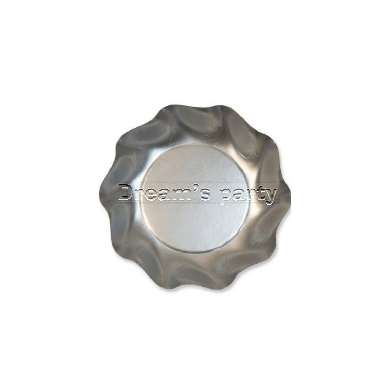 COPPETTA ARGENTO SATINATO D 18,5 CM PZ 10