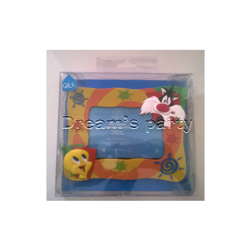 CORNICE PORTA FOTO LOONEY TUNES (TWEETY E GATTO SILVESTRO)