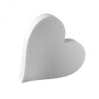 CUORE in POLISTIROLO - L40 X H5 -  base per torte o topper finti