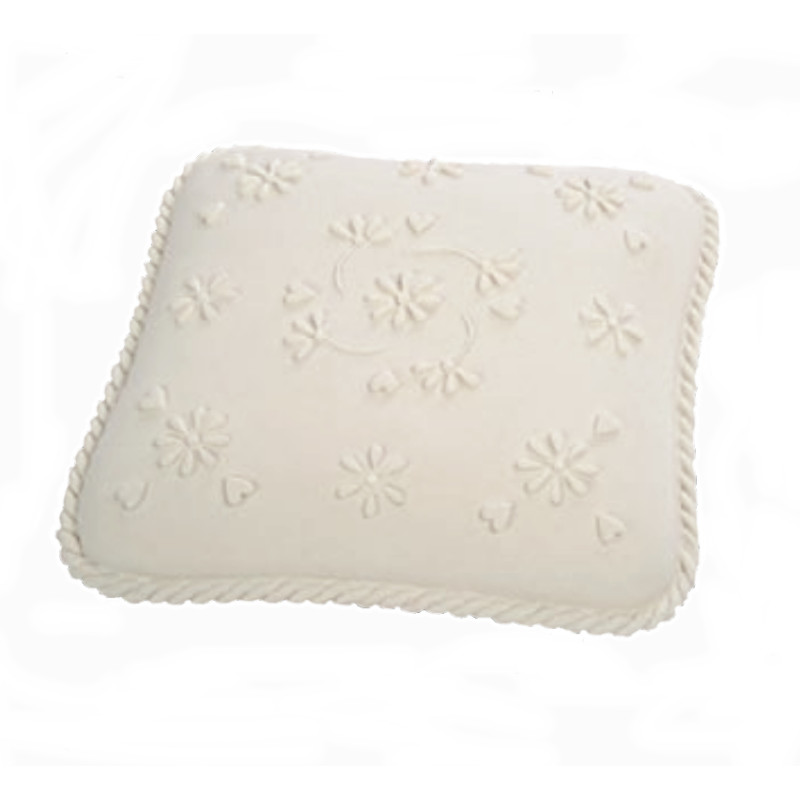 CUSCINO decorato in zucchero 3D - decorazioni torte e dolci