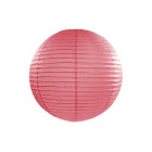 Decorazione SFERA lanterna in carta Rosso/Corallo per feste, party,