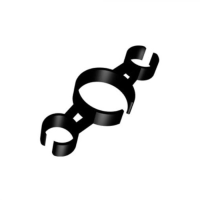 Double CLIP gancio per Bottiglia Spumante per 2 Candele e Fiaccole