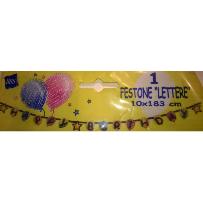FESTONE HAPPY BIRTHDAY 183X10 CM