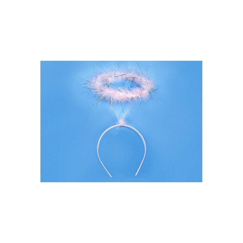 Frontino aureola bianche - Travaestimento angelo carnevale, feste e party