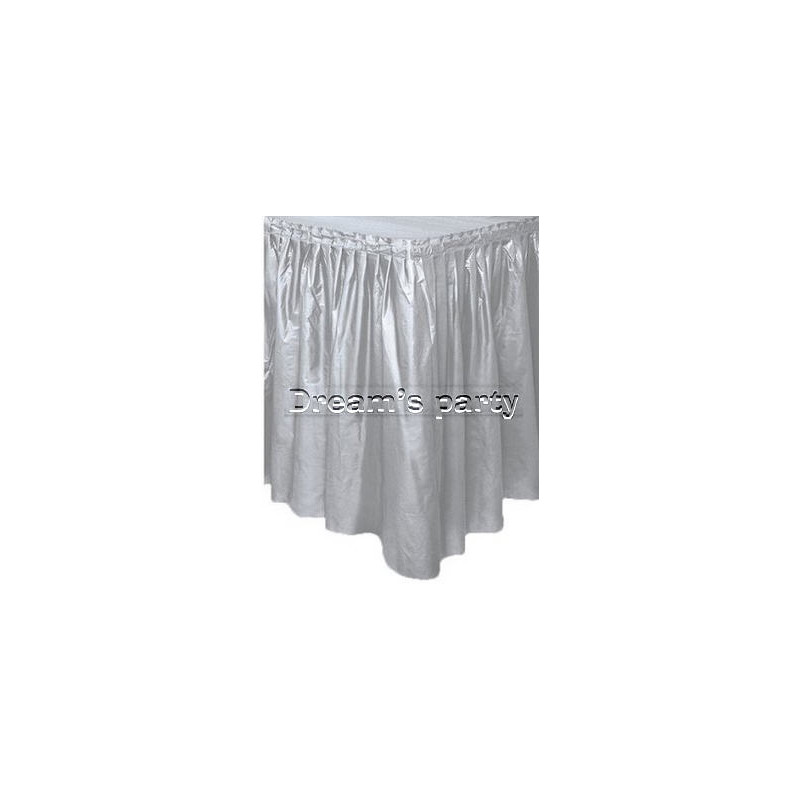 GONNELLINA COPRIGAMBA ARGENTO CM 426X73H