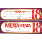 INVITI 18 ANNI BLOCCHETTO 20 PZ 6,5X22CM