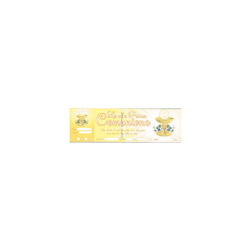 INVITO PRIMA COMUNIONE PZ 10 CM 24X7,5