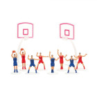 Kit BASKET pallacanestro topper decorazione per TORTE e DOLCI - 10 pezzi