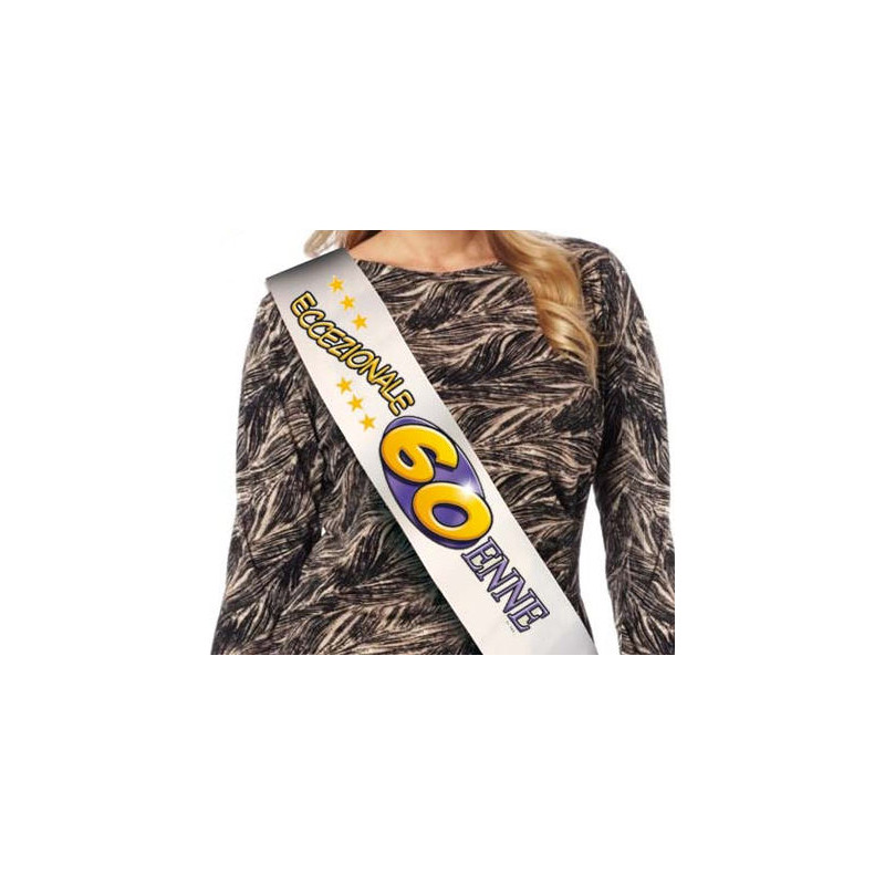 La FASCIA del ECCEZIONALE 60 ENNE - gadget per il compleanno di 60 ANNI