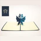 Mini Biglietto augurale ORIGAMO FARFALLA - compleanno generico - POP UP