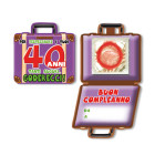 Mini Biglietto d'auguri augurale Porta Profilattico 40 ANNI - con preservativo