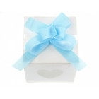 Mini COCCARDA nastrino CELESTE per confezionamento pacco regalo - Bottiglia