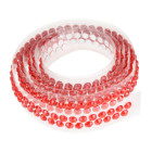 Nastro girotorta con STRASS ROSSO per bordi - ideale per torte e dolci - 90cm