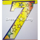 NUMERO FANTASIA "7" CM 20