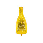 PALLONCINO Bottiglia Spumante CAPODANNO Happy New Year - per aria o elio 32x82cm