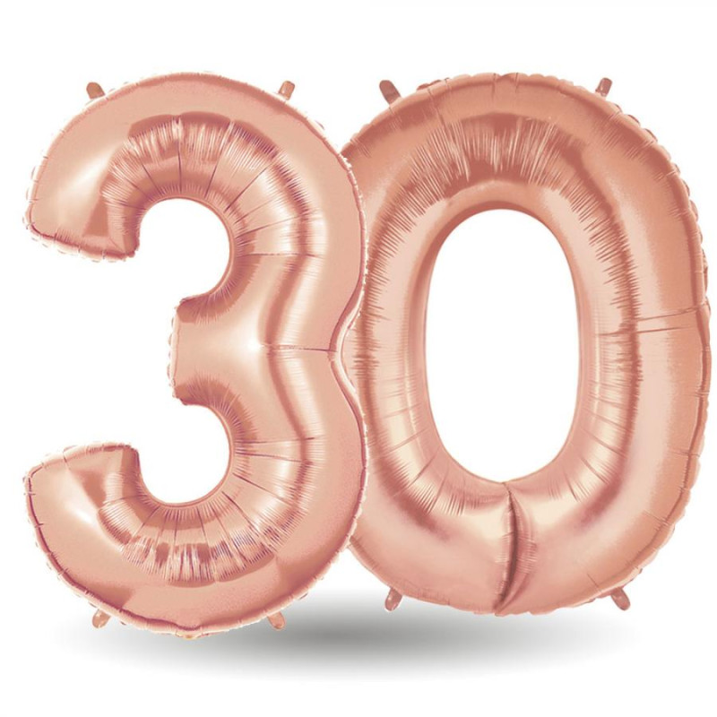 Amscan Palloncino Per 30° Compleanno In Lamina Olografica Blu - Diametro 45,7 Cm - Gonfiabile Ad Aria O Elio