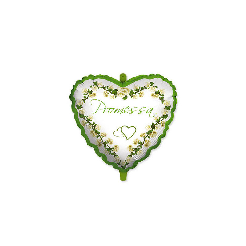 PALLONE MYLAR CUORE PROMESSA SPOSI