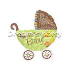 PALLONE MYLAR SUPER SHAPE CARROZZINO VERDE 71X79CM