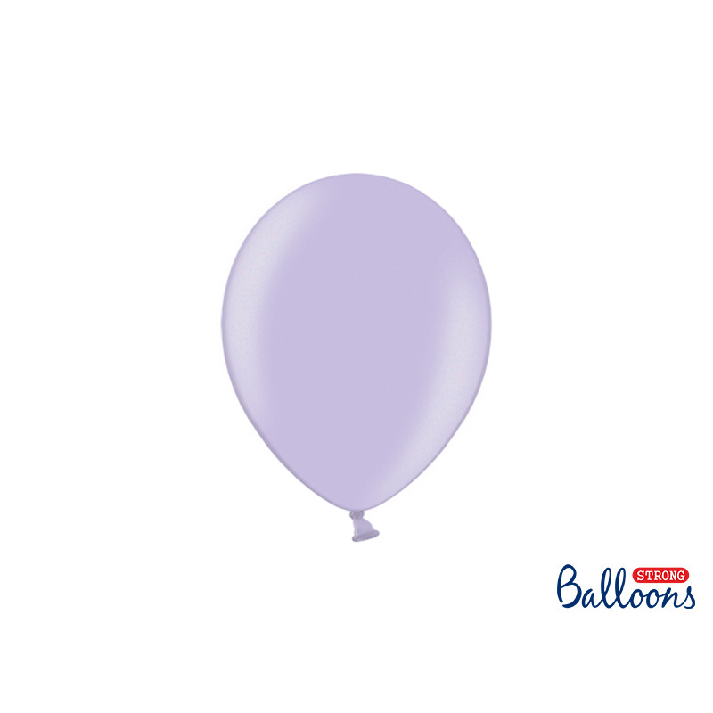 Pallone palloncini palloncino palloni 10 in(pollici) GLICINE metallizzato -50 PZ-Ø23cm